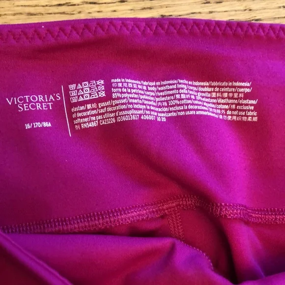 Victoria’s Secret pink leggings size 16 tights - Picture 2 of 5